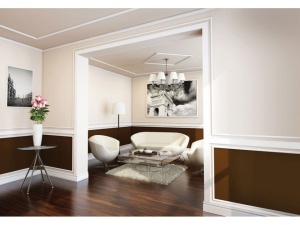 Cornisa decorativa din polimer rigid C1 - 1.1x1.9x200 cm - Img 2