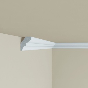 Cornisa decorativa din polimer rigid C3 - 2.8x2.8x200 cm - Img 1