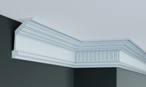 Cornisa decorativa din poliuretan C745 - 12.4x7.2x200 cm - Img 1