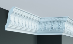 Cornisa decorativa din poliuretan C775 - 14x7.8x200 cm - Img 1