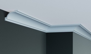 Cornisa decorativa din poliuretan Flexibil P821F - 7x5x200 cm - Img 3