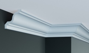 Cornisa decorativa din poliuretan P855 - 9.1x9.1x200 cm