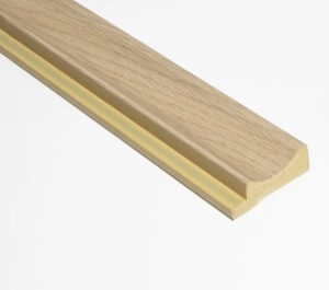 Profil stânga pentru riflaj decorativ 3D Onda, Stejar Natural, 270x3.8cm, Lamelio