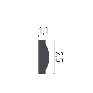 Brau decorativ din poliuretan CR912 - 2.5x1.1x200 cm - Img 2