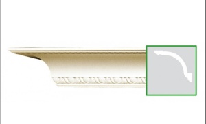 Cornisa decorativa din poliuretan C746 - 10.8x13.7x200 cm - Img 3