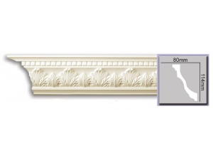 Cornisa decorativa din poliuretan C921 - 11.5x7.5x200 cm - Img 2