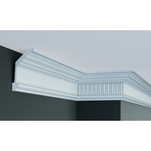 Cornisa decorativa din poliuretan Flexibil C745F - 12.4x7.2x200 cm - Img 1
