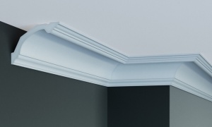 Cornisa decorativa din poliuretan Flexibil P832F - 11.4x7.8x200 cm - Img 2