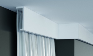 Cornisa decorativa din poliuretan Flexibil P890F - 11x4x200 cm