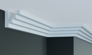 Cornisa decorativa din poliuretan P887 - 8x8x200 cm - Img 4