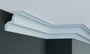 Cornisa decorativa din poliuretan P916 - 10x10x200 cm - Img 2