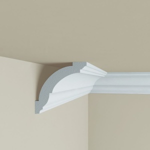 Cornisa decorativa din polimer rigid C7 - 7.8x6.6x200 cm - Img 1