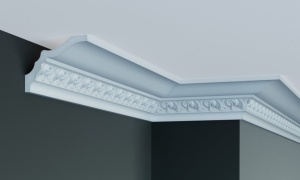 Cornisa decorativa din poliuretan C751 - 7.8x10.3x200 cm - Img 1