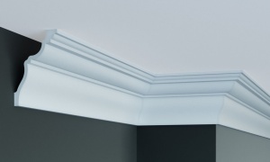 Cornisa decorativa din poliuretan Flexibil P818F - 11.5x8.5x200 cm - Img 1
