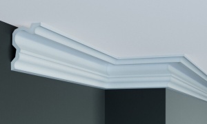 Cornisa decorativa din poliuretan Flexibil P856F - 10x6.8x200 cm - Img 1