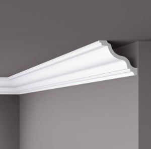 Cornisa decorativa din polimer rigid C11 - 10.8x11.2x200 cm - Img 2