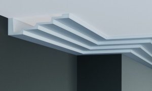 Cornisa decorativa din poliuretan P886 - 5x19x200 cm - Img 4