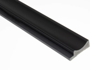 Profil stânga pentru riflaj decorativ 3D Onda, Negru, 270x3.8cm, Lamelio
