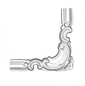 Coltar decorativ din poliuretan M1-1 - 21.5 x 21.5 x 2 cm - Img 1