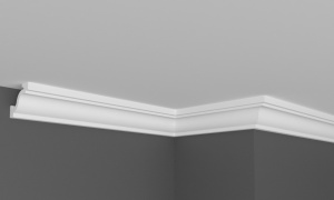 Cornisa decorativa din polimer rigid C20 - 3x3.5x200 cm - Img 1