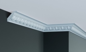 Cornisa decorativa din poliuretan C754 - 5.6x5.6x200 cm - Img 1