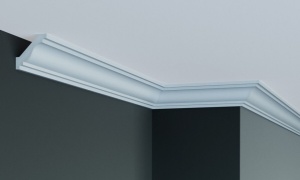 Cornisa decorativa din poliuretan Flexibil P812F - 5.4x5x200 cm - Img 2