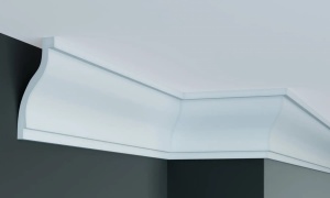 Cornisa decorativa din poliuretan K222 - 13.5x5.5x244 cm