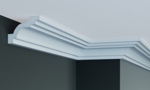 Cornisa decorativa din poliuretan P928 - 10.2x7.6x200 cm - Img 2