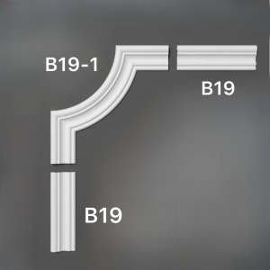 Brau decorativ din polimer rigid B19 - 5.1x1.5x200 cm - Img 5