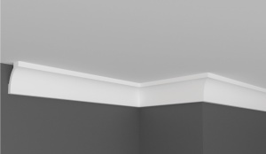 Cornisa decorativa din polimer rigid C21 - 3x2x200 cm - Img 1