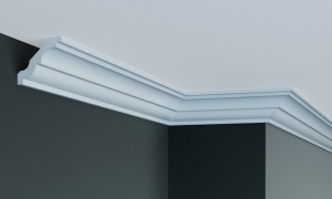 Cornisa decorativa din poliuretan Flexibil P809F - 6.4x6x200 cm - Img 2