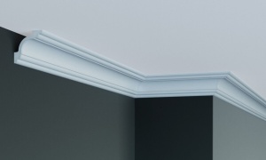 Cornisa decorativa din poliuretan Flexibil P810F - 5.3x5x200 cm