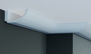 Cornisa decorativa din poliuretan P883 - 6x12.5x200 cm - Img 2