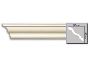 Cornisa decorativa din poliuretan P934 - 10.4x12.4x200 cm - Img 2