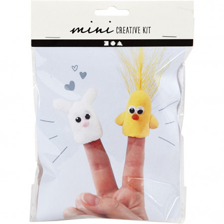 Mini kit creativ - Papusi pentru deget