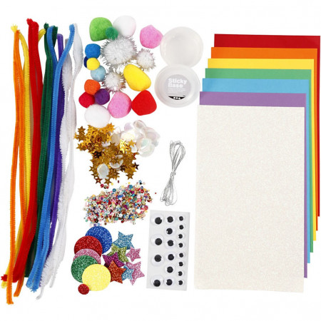 Kit creativ de baza art&craf - curcubeu