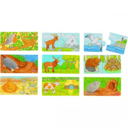 Mini puzzle Goki Cine traieste unde