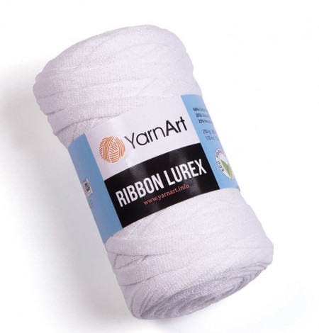 Ribbon Lurex 721 White