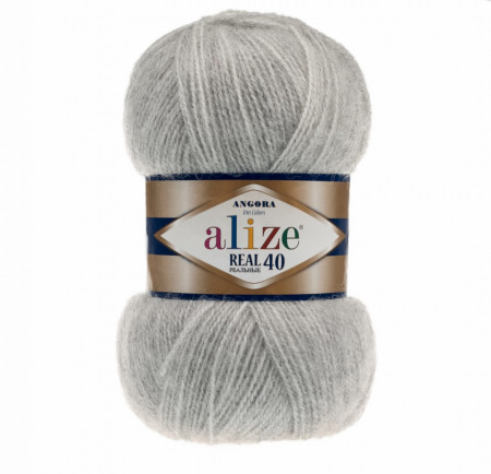 Angora Real 40 - Grey Melange 614