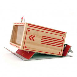 Joc proiector din lemn Grafitape, Kipod Toys - Img 3