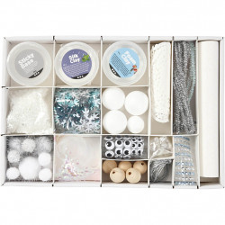 Kit creativ cu plastilina Foam Clay si Silk Clay - Iarna - Img 2