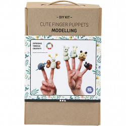 Kit DIY papusi pentru deget din plastilina Silk Clay si Foam Clay - insecte - Img 1