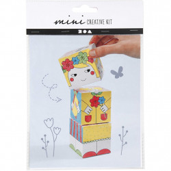 Mini kit creativ - Cuburi carton Printesa - Img 3