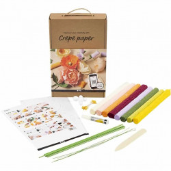 Kit creativ cu hartie creponata - Img 2