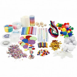 Kit creativ cu plastilina Foam Clay si Silk Clay - Curcubeu - Img 3
