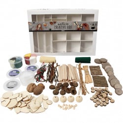 Kit creativ cu plastilina Foam Clay si Silk Clay - Natura - Img 1