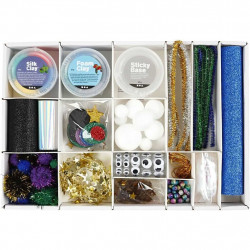 Kit creativ cu plastilina Foam Clay si Silk Clay - Spatiul cosmic - Img 4