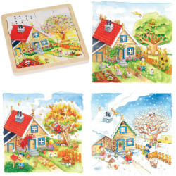 Puzzle straturi Goki Anotimpurile - Img 1