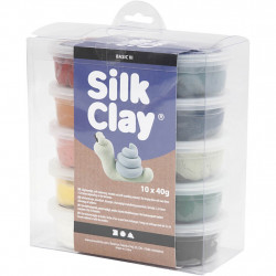 Set plastilina moale Silk Clay 10 culori - Img 3