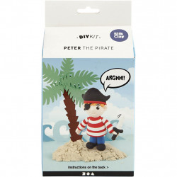 Kit piratul Peter din plastilina Silk Clay - Img 1